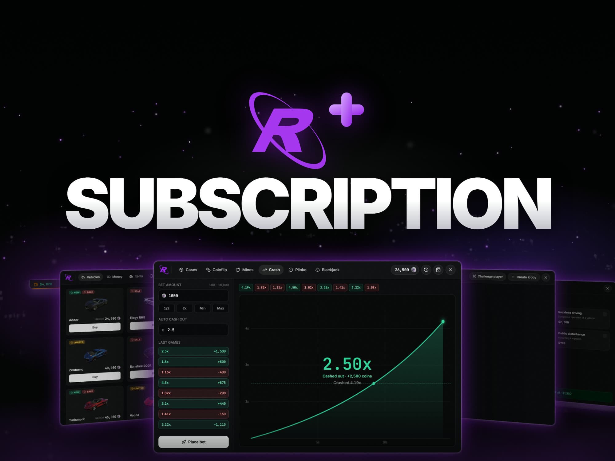 R+ Subscription screenshot 1