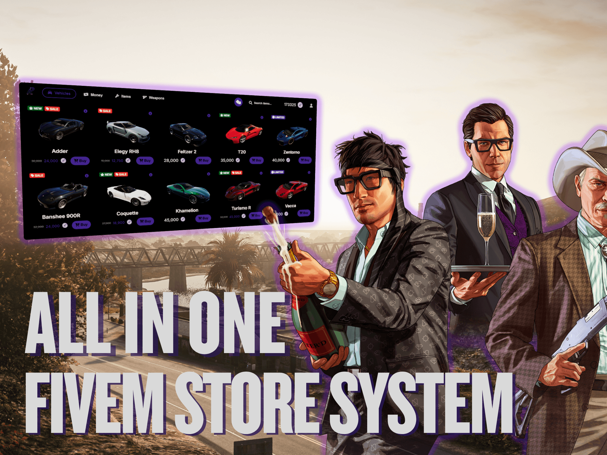 24 Script Paid FiveM Scripts | QBCore, ESX, QBox, Standalone | R-Scripts